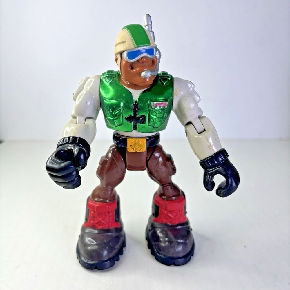 Fisher Price Mattel Rescue Heroes Rocky Canyon 2000 Vintage Made China